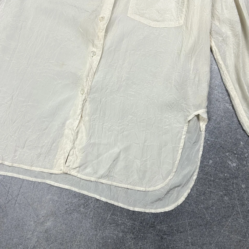Jil Sander Vintage Silk Blouse Shirt Size 38 - Image 3 of 4