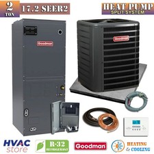 Goodman 2 Ton 17.2 SEER2 Heat Pump Split Syst...