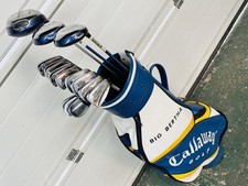 Set mazze da golf uomo R/H TaylorMade Callaway, ferri, driver, legno, putter, borsa