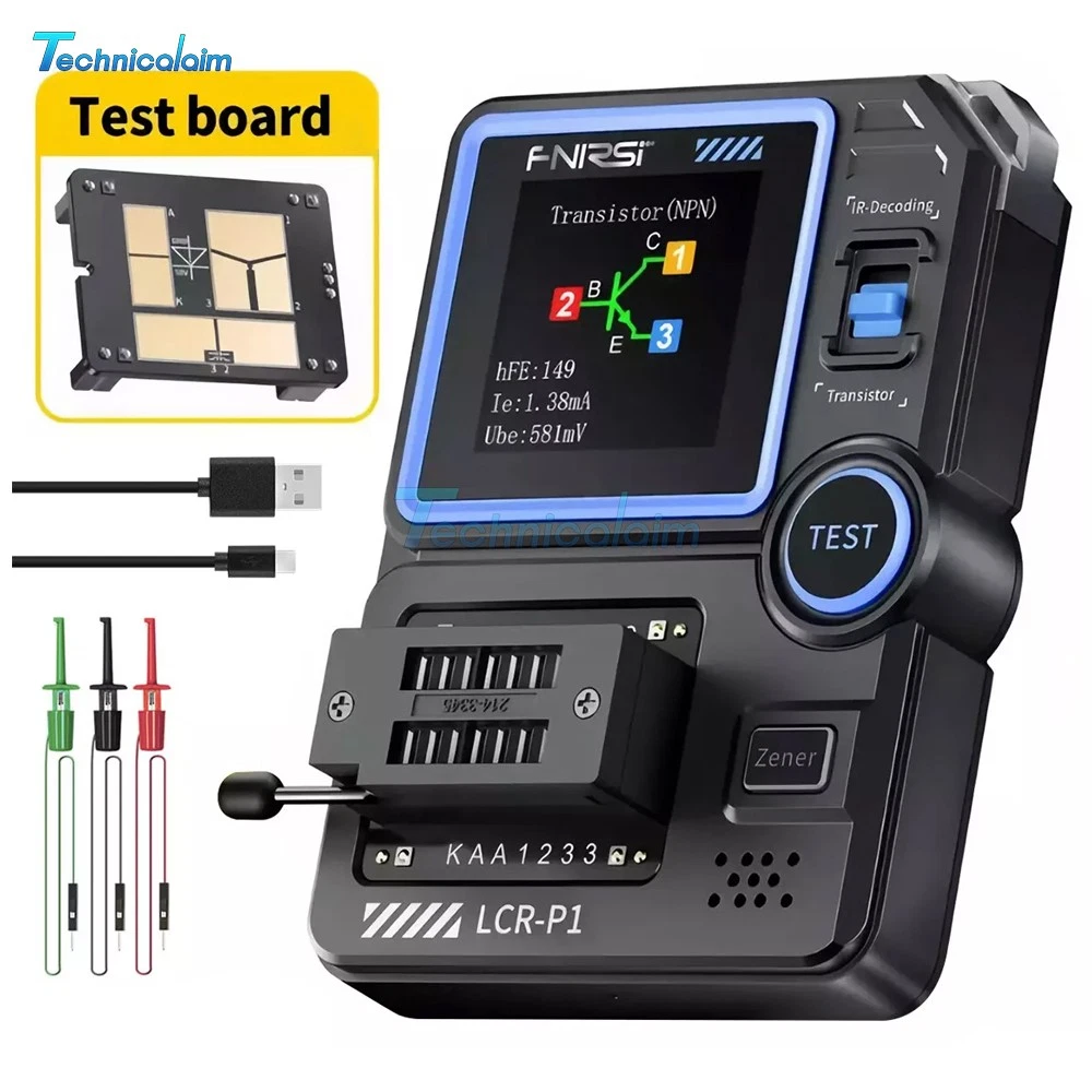 Transistor Tester, ESR02 Pro Digital Transistor Capacitor Tester, SMD
