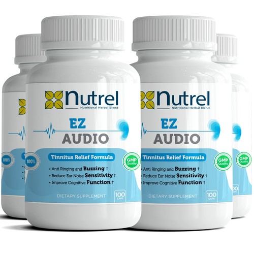 Ez Audio - 100 CAPS Advanced Hearing Ringing Relief Support Tinnitus Calm Ear - Picture 4 of 5