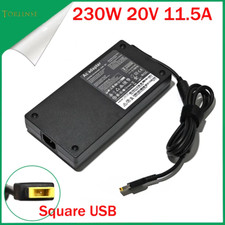 20V 11.5A 230W USB PIN AC Laptop Charger Adapter Legion Y740 Y920 Y540 P50 P70