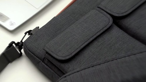 Sacs pour ordinateur portable Inateck 14 pouces avec poignées et bandoulière amovible - Vidéo 1 sur 1