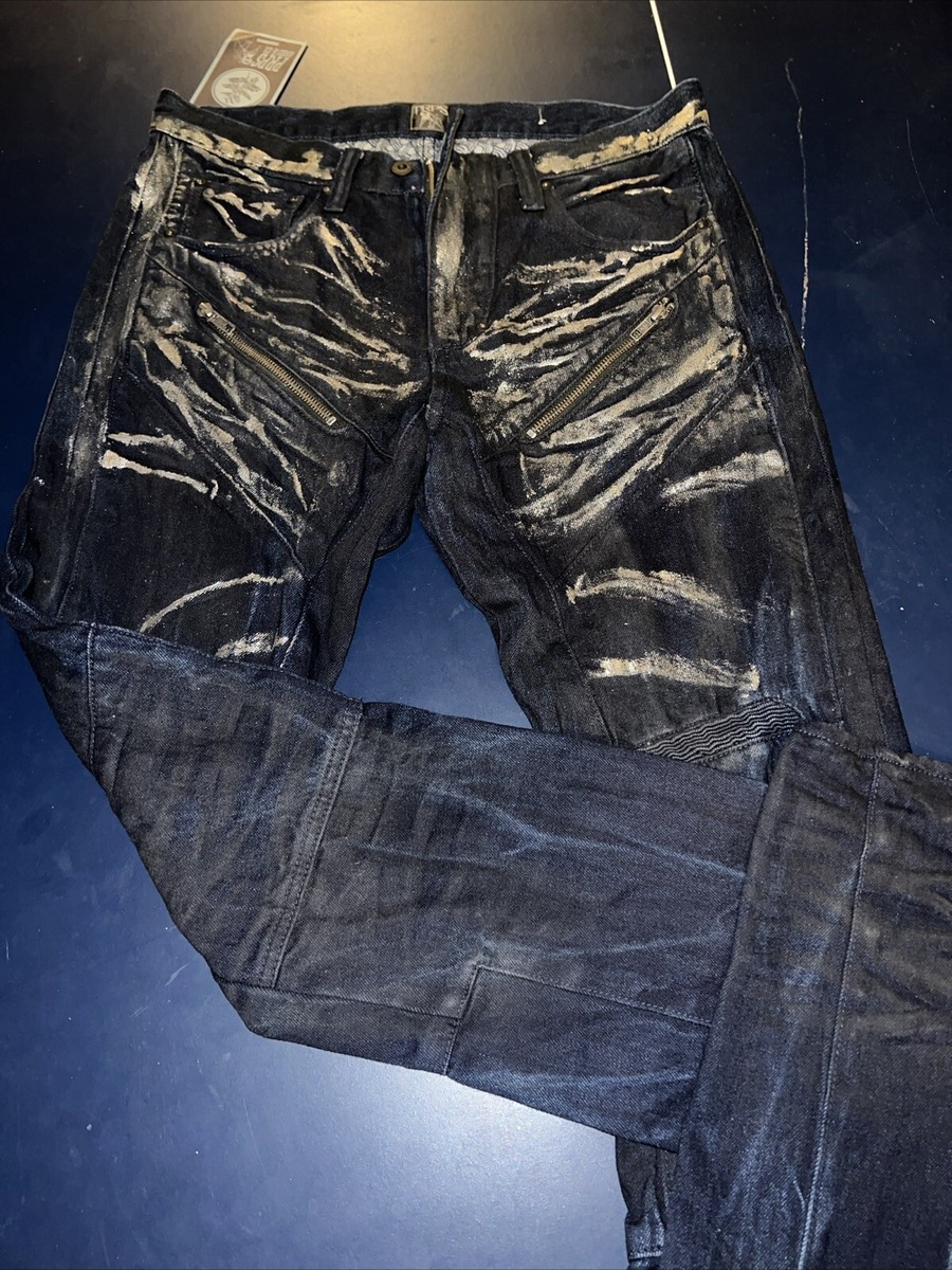 PRPS Barracuda 31 x 32Straight - Rare Mens Denim Jeans dark blue 