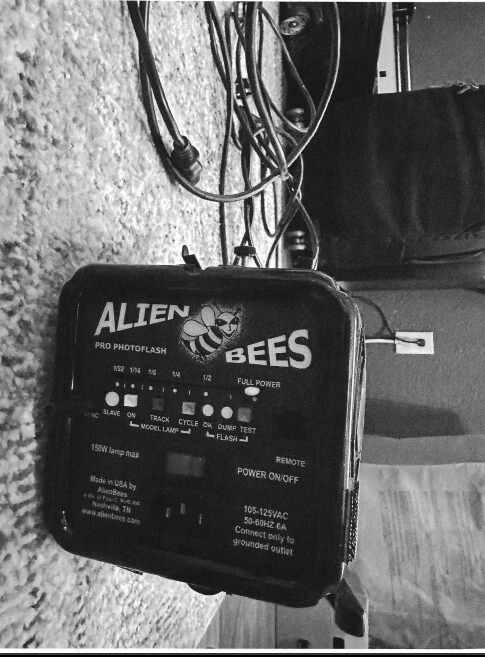 Flash fotográfico Paul C Buff B400 ALIENBEES Pro 160WS ligeramente usado, excelente estado.  Foto 2 de 3