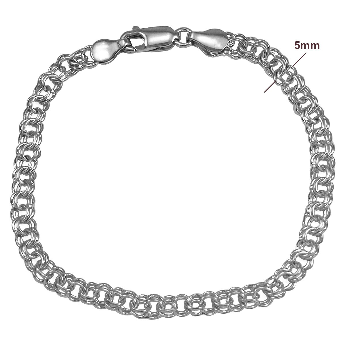 925 solid Sterling Silver Hand made Bracelet Chain size 7 925 solid Sterling Silver Hand made Bracelet Chain size 7