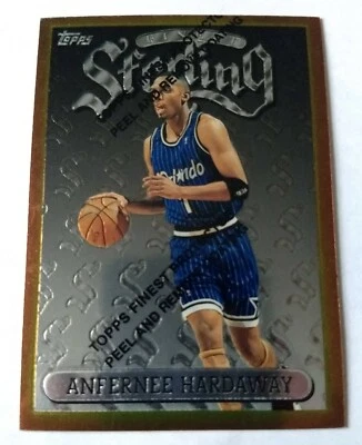 ANFERNEE HARDAWAY, 1996-97 TOPPS FINEST STERLING #65 w/COATING - Image 1 of 4