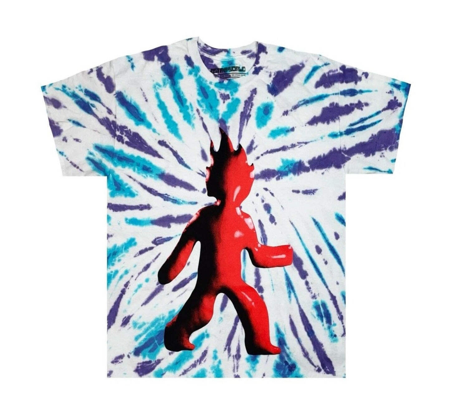 Travis Scott See You In Utopia Flame Guy Tie Dye Tee