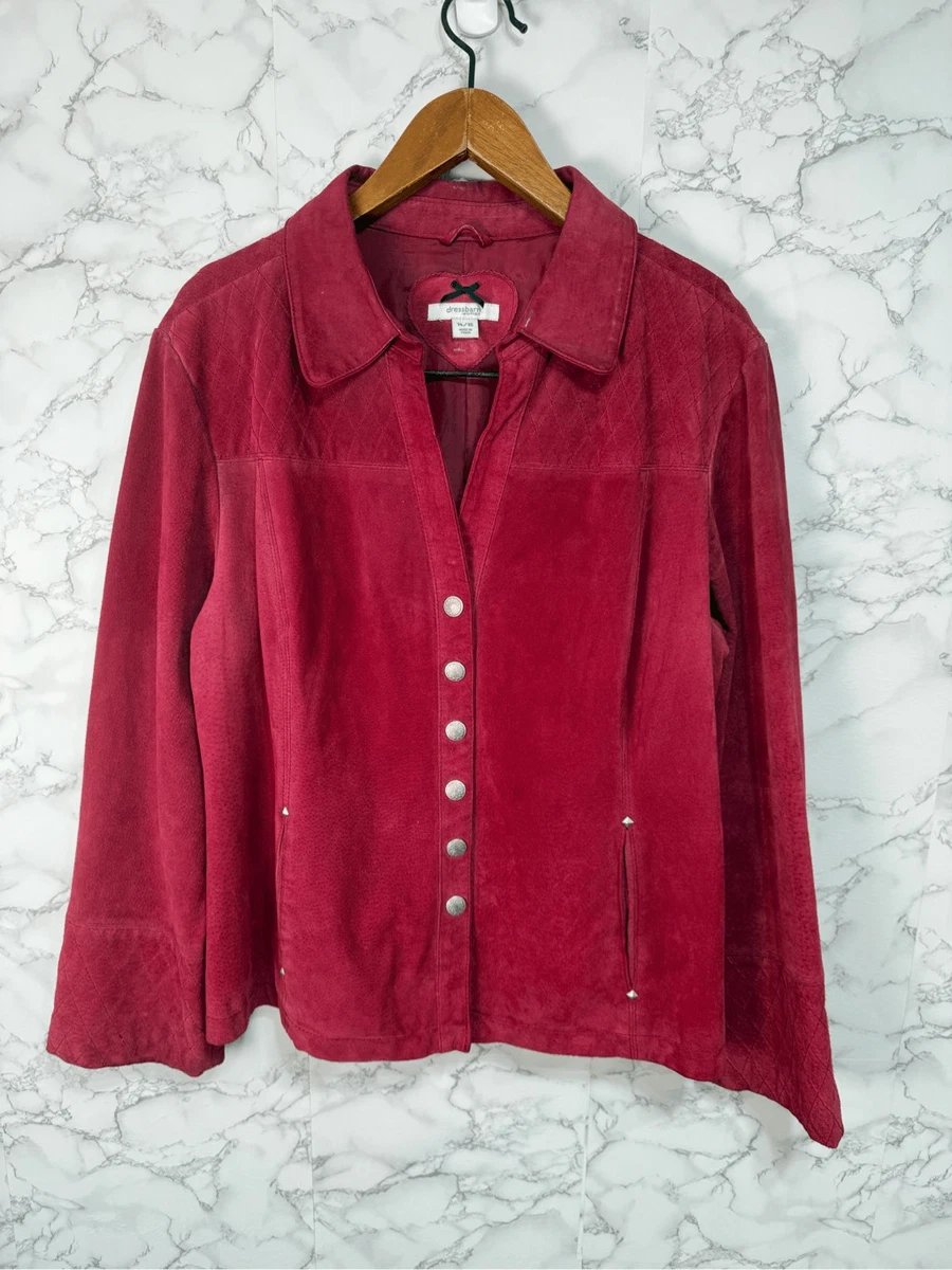 princess polly baby blue dress Women's Petite - Coated Cotton Barn Jacket - Red Currant