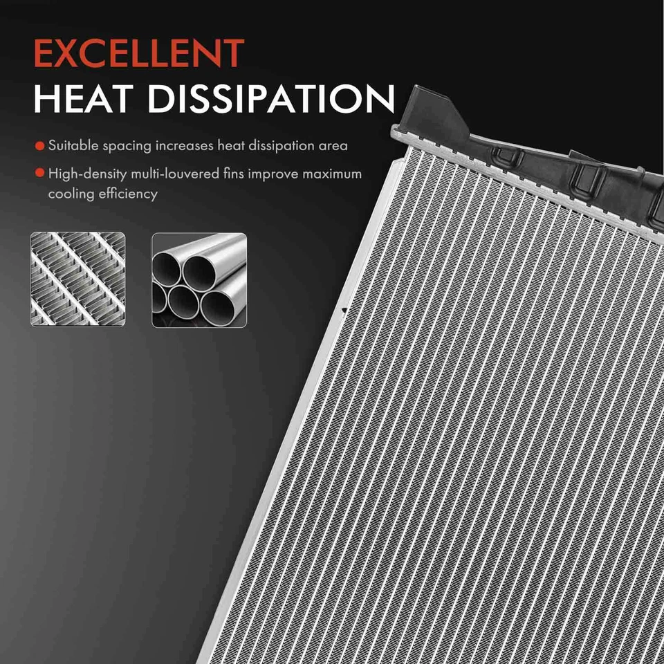 Nuevo radiador sin enfriador de aceite para camión UD 1800 2000 2300 2600 3300 L6 6,9 L Foto 4 de 4