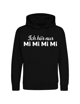 Youth Designz Kinder Hoodie Mi Mi Mi Mi Pullover Logo Spruch Sweatshirt Fun