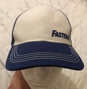Fastenal Company Logo Embroidered Blue & White Hat Cap Adjustable NWOT ...