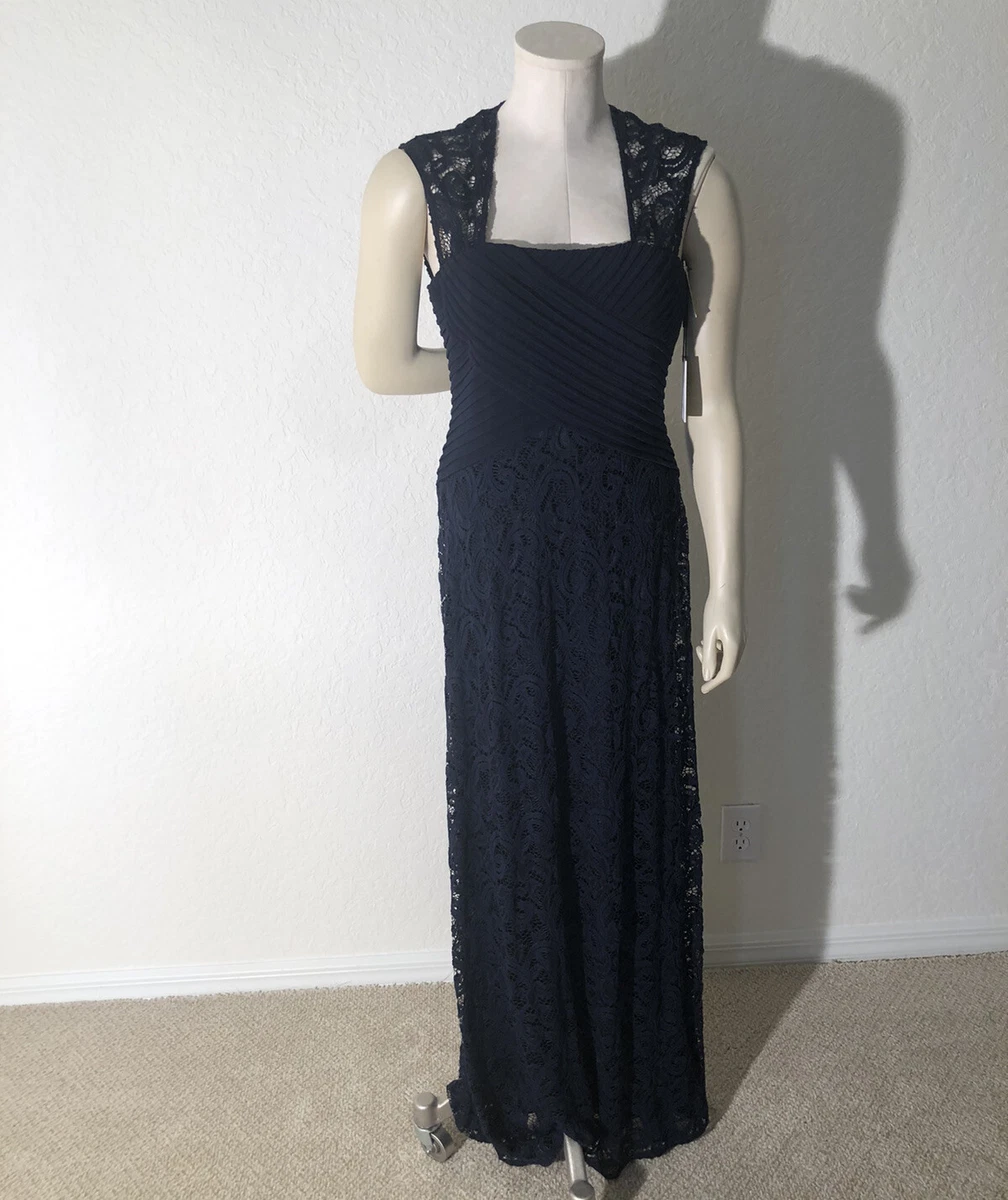 Calvin klein navy gown sales