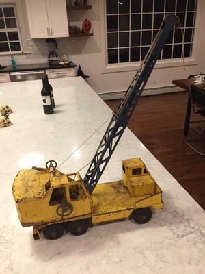 large toy crane truck
