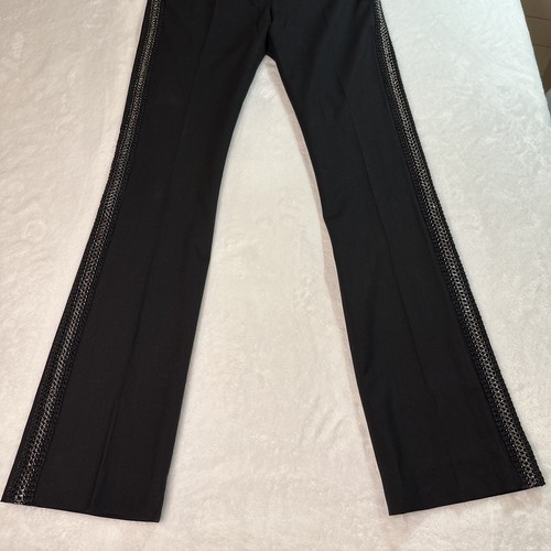 Roberto Cavalli Vestito Pantalone 34 Donna Bootcut Contemporaneo Catena Accento Italia - Foto 4 di 18