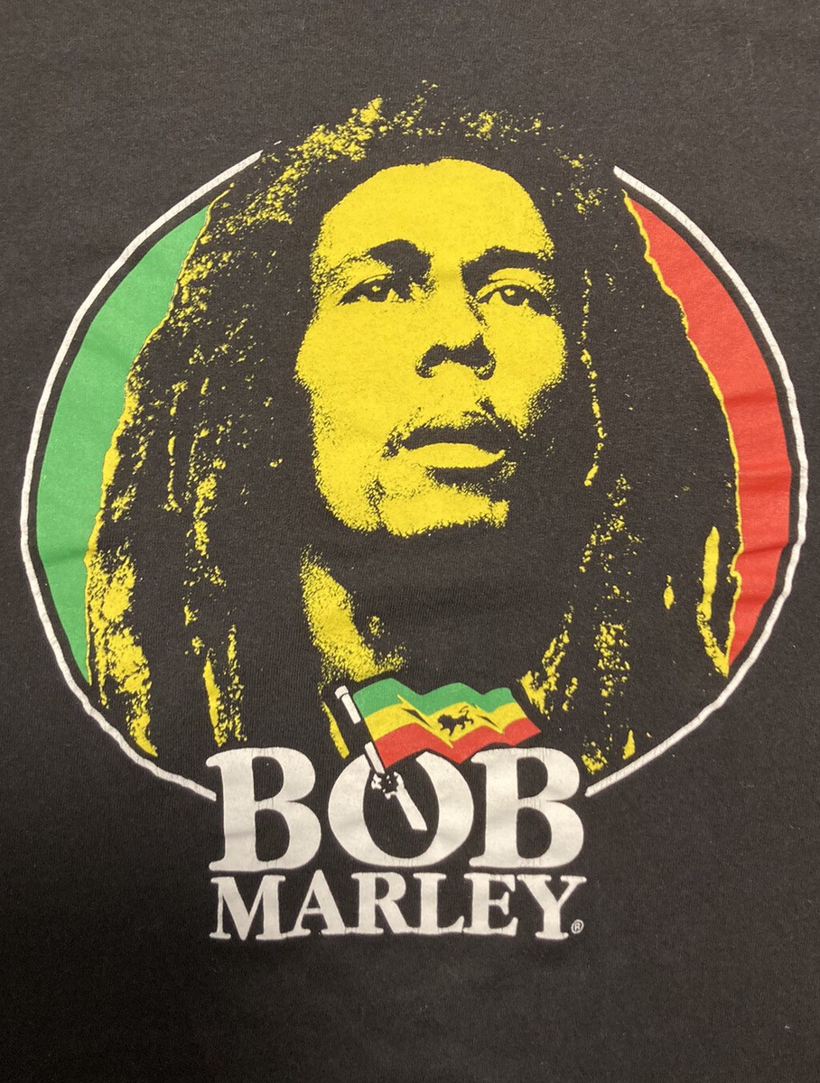 BOB MARLEY Size Small NEW Black T-Shirt by Zion Rootswear 100