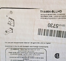 Delta T14464-BLLHD Ashlyn Tub Shower w Non-Diverter Spout Matte Black