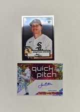 2021 Panini Mosaic Jonathan Stiever Rookie Auto Quick Pitch Silver Prizm RC