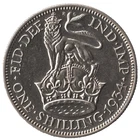 Photo of a 1934 George V Shilling from an eBay sale