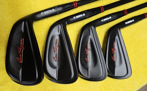 HOGAN FT. WORTH 15 FORGED 4-PW+GW BLK NITRIDE BLUEPRINTED SPINE ALIGNED BLK KBS - Picture 5 of 10