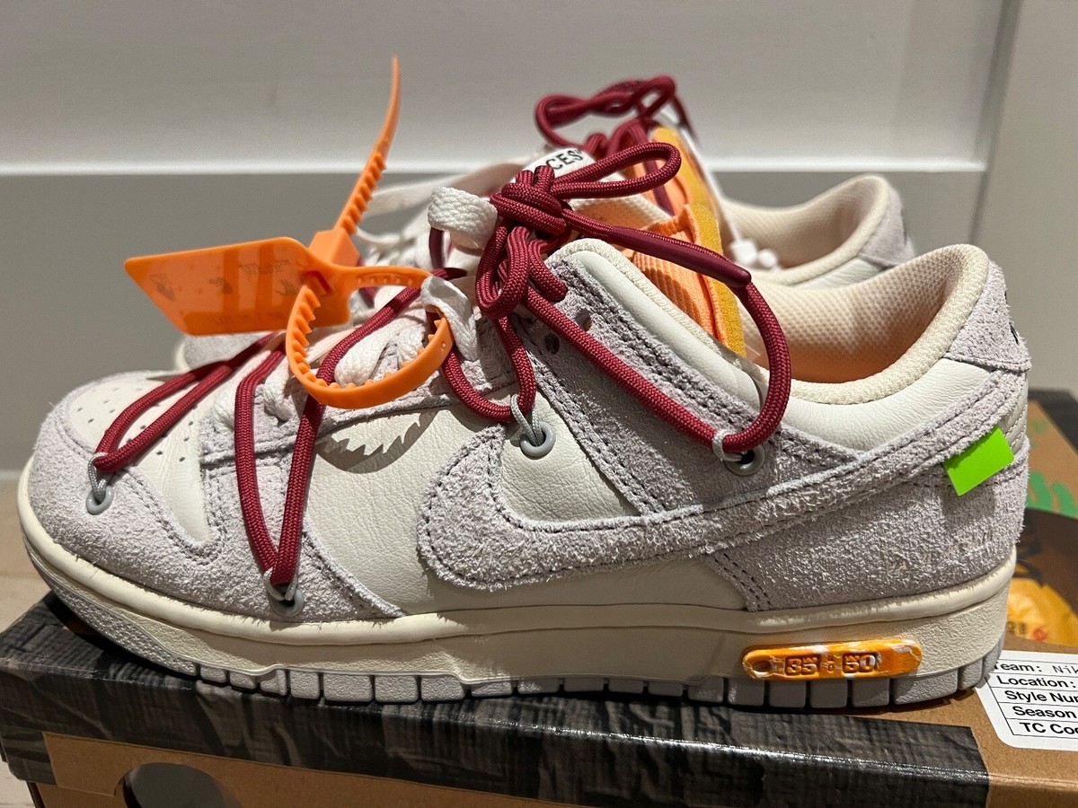 Nike Dunk Low x Off-White Lot 35 of 50 2021 Sneakers Size 6.5