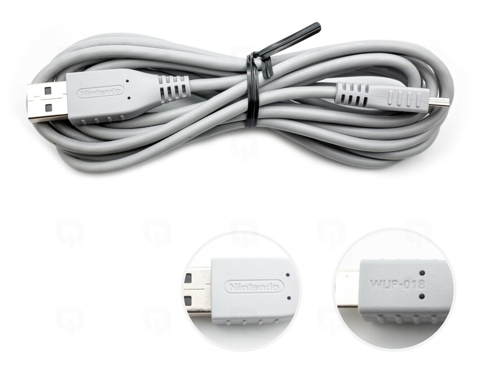 Official Nintendo Wii-U Pro Charging Cable USB to Mini USB WUP018