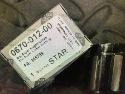 Rexroth 0670-012-00 Star Super-Kugelbüchse Linearführung NEU OVP