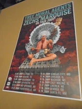 RARE Free Moral Agents Zechs Marquise CONCERT FLYER POSTER Mars Volta IKEY OWENS