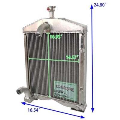 Full Aluminum Core Radiator For Ford Tractor Radiator 2N 8N 9N 8N8005 ...