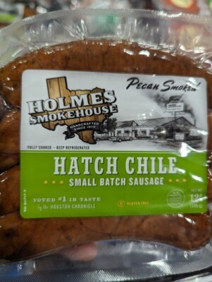 Holmes Hatch Chile Sausage 12 Oz (4 Pack)