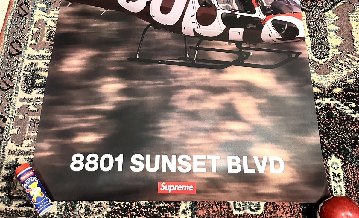 SS23 Supreme LA Hollywood Store Opening Poster 24 x 36 Brand New