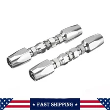 2 Hydraulic Hose Repair Kits - 1/2 ID 2-Wire Hose Reusable Field Repair Fitting