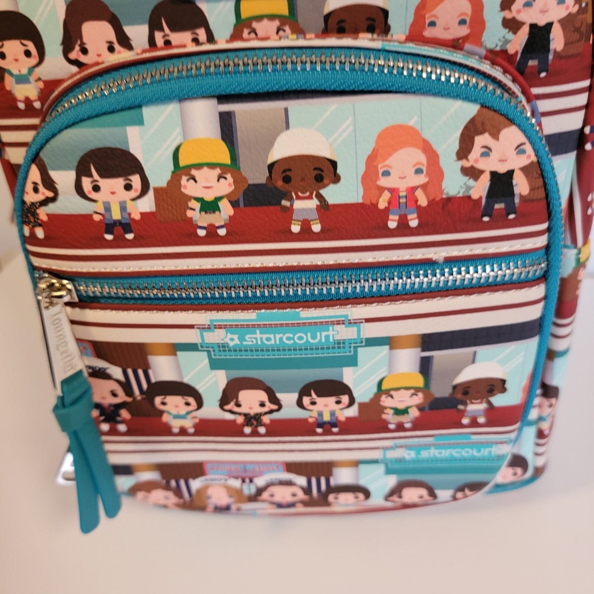 Loungefly Stranger Things Starcourt Mall Chibi Mini Backpack 