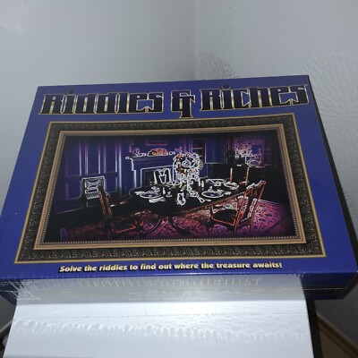 Riddles &Riches Gesellschaftspiel   Englisch