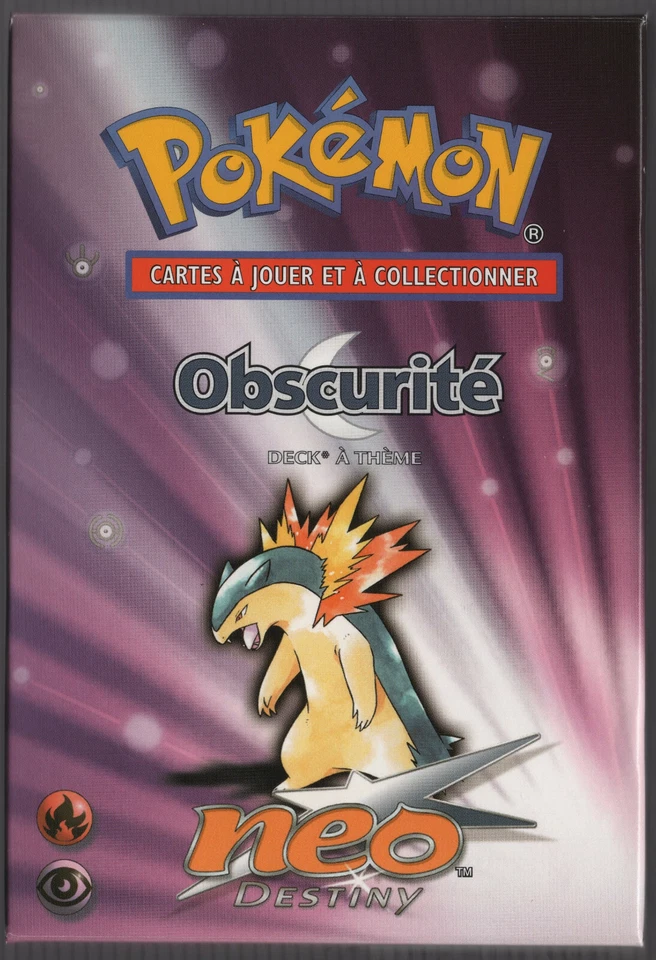 OBSCURITE & LUMIERE Pokemon FRENCH Neo Destiny Decks NO CELLO WRAPPER ON BOXES - Image 2 of 4