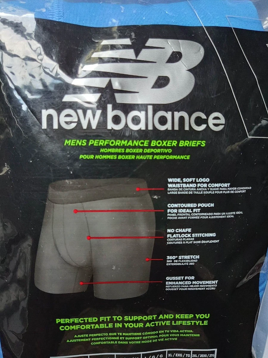 New Balance 4 pack XL Boxer Briefs 40-42 inch Brand New