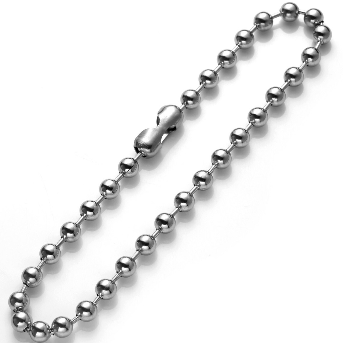 8/10/12mm Punk Cool Stainless Steel Ball Chain Necklace 8/10/12mm Punk Cool Stainless Steel Ball Chain Necklace