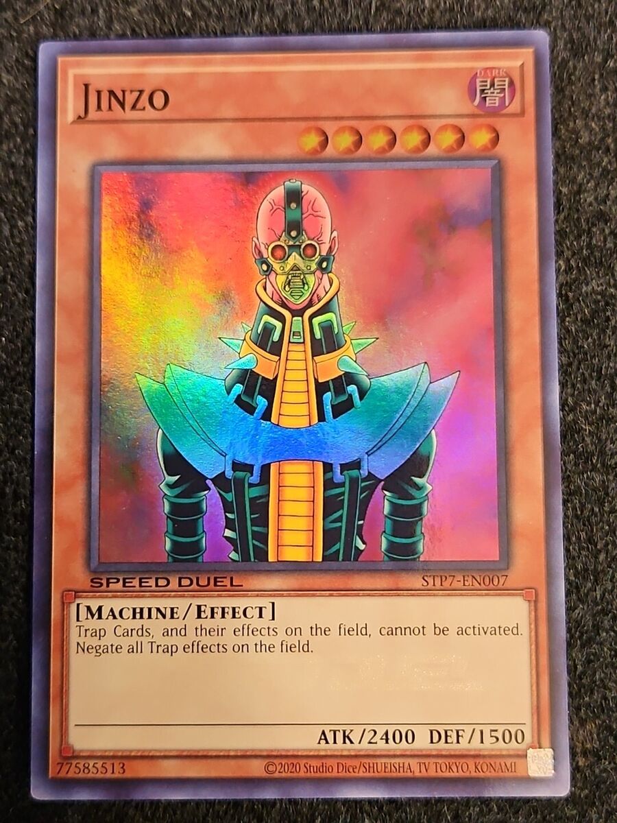 Jinzo Super Rare Speed Duel Tournament Pack 7 OTS STP7-EN007 Jinzo Super Rare Speed Duel Tournament Pack 7 OTS STP7-EN007