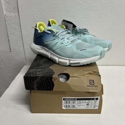 Salomon Women's Predict 2 Running Shoes, ICY Morn/Copen Blue, 11 #3a4