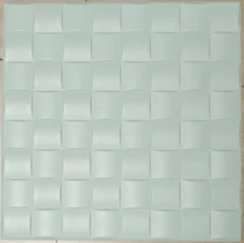 Glue Up Ceiling Tiles Easy Installation R35 Painted in Mint color