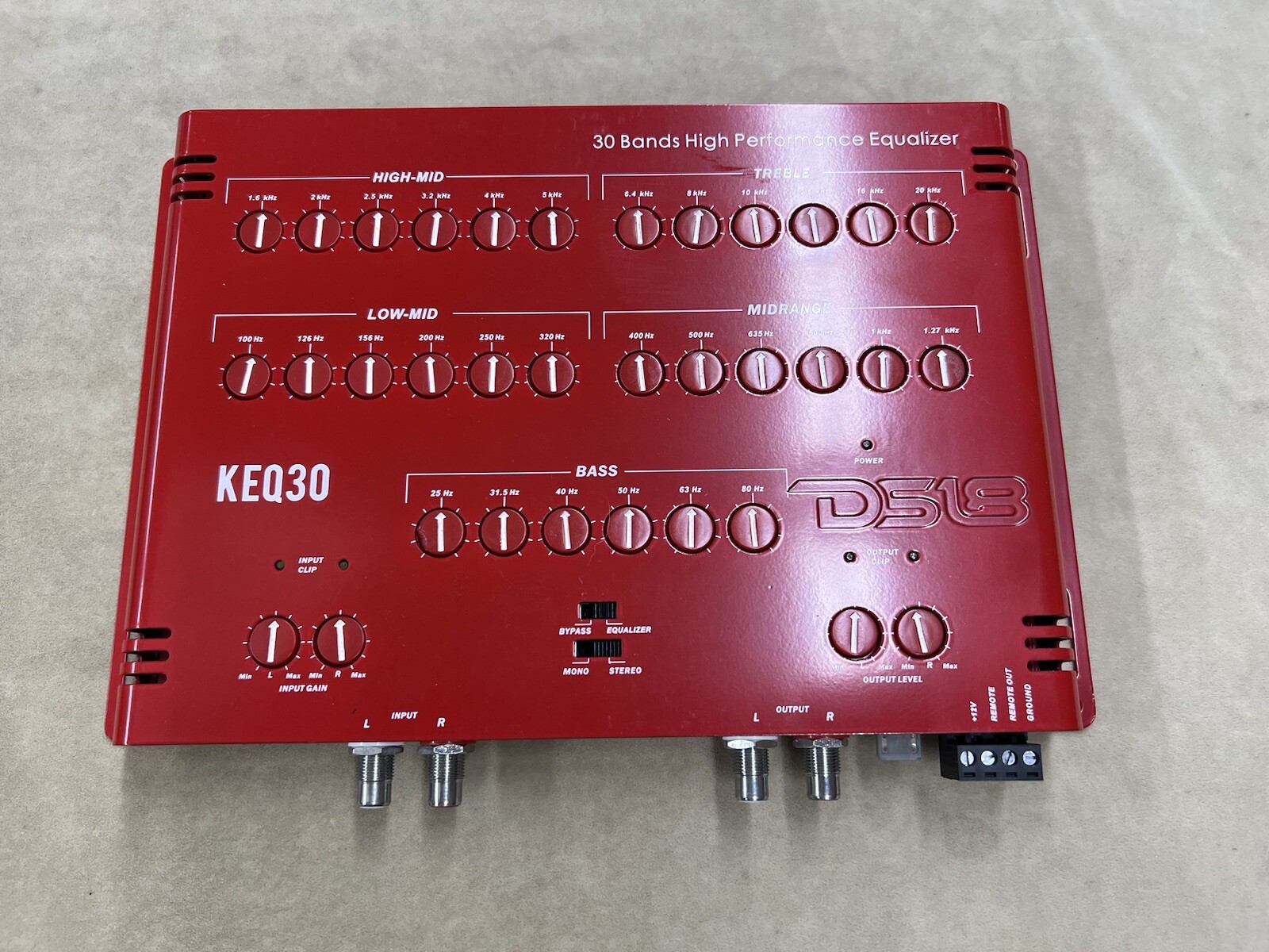 DS18+KEQ30+30+Band+Car+Stereo+Equalizer+W2F+Clipping+Indicator++9V