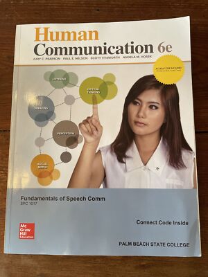 Human Communication 6e - Fundamentals of Speech Comm (2019) Palm Beach St Col.