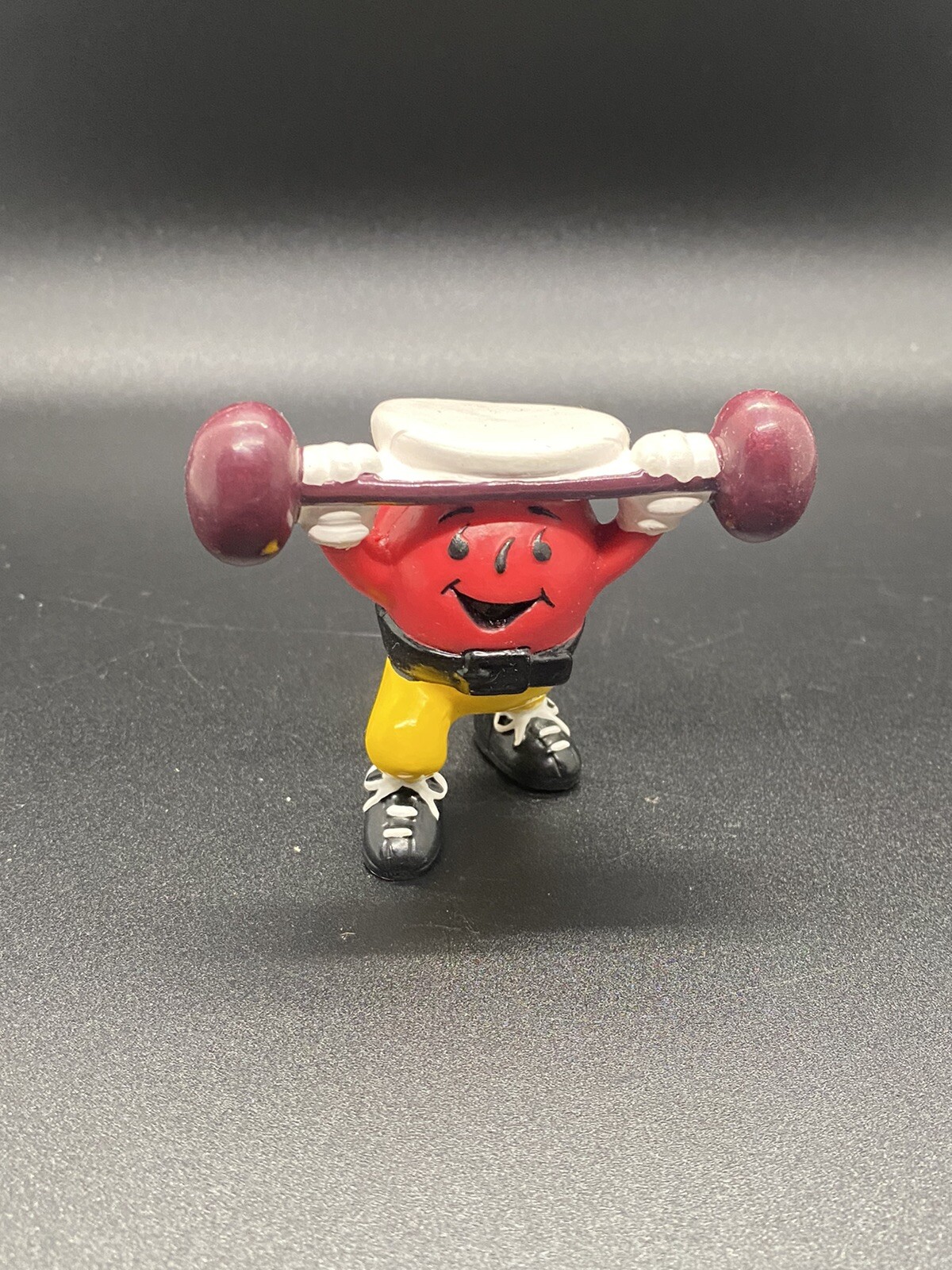 Vintage Kool Aid Man PVC Figure Cake Topper Gym Kraft General Foods Promotional