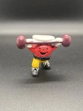 Vintage Kool Aid Man PVC Figure Cake Topper Gym Kraft General Foods Promotional