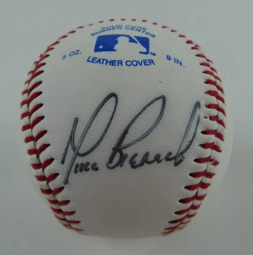 Mike Bielecki Signed Baseball Rawlings CROLB Chicago Cubs Autographed