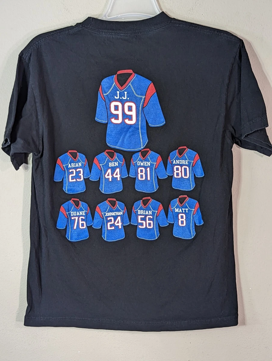 Y2k Vintage Houston Texans Watt You Say Team Jersey Black Graphic