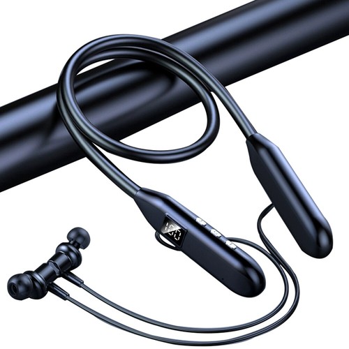 Wireless Bluetooth 5.3 Neckband Headphones Mic Headset Earbuds Earphones US - Picture 19 of 20