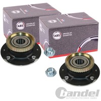 2X A.B.S. Radlager/Radnabe Mit ABS-RING Hinten Passend FüR CitroËN Saxo Xsara PE