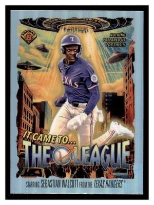 2025 Bowman Chrome Sebastian Walcott #IT-1 It Came To The League Texas Rangers