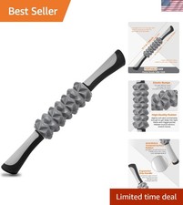 Gray Muscle Roller Stick 17.7" Deep Tissue Massage for Athletes  Yoga